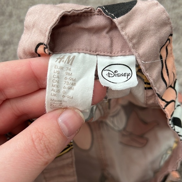 Disney H&M Mauve Pink Minnie & Daisy Overalls Romper - Picture 3 of 5